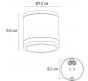 Уличный светильник Arte Lamp Nunki  A1910PF-1BK