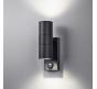 Настенный уличный светильник Arte Lamp Mistero с датчиком движения A3322AL-2BK