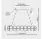 Люстра Modelux  4000K ML.2520.1050 GD