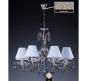 Люстра Art Glass CHANTAL VIII. NICKEL CE - 8006