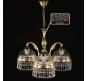 Люстра Art Glass CASSANDRA III. BRASS ANTIQUE CE