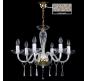 Люстра Art Glass STEFANIE VIII. SWAROVSKI ELEMENTS NICKEL