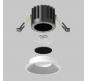 Точечный светильник Maytoni Technical Downlight 2200-4000K Round DL058-12W-DTW-W
