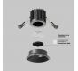 Точечный светильник Maytoni Technical Downlight 3000K Round DL058-7W3K-B