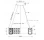 Подвесной светильник Newport Elizabeth 2 8550/40 C chrome