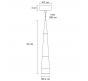 Светильник подвесной Arte Lamp Sabik A6576SP-1CC