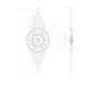 Бра Arte Lamp Almaaz A2564AP-1PB