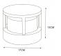 Настенный уличный светильник Arte Lamp Ulysses  A8912AL-1BK