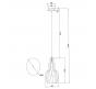 Подвесной светильник Maytoni Eustoma MOD238-PL-01-B