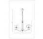 Светильник подвесной Arte Lamp Alhena A4091LM-5CC