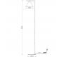 Торшер Arte Lamp David A7033PN-1BK