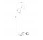 Торшер Arte Lamp Cassel A5454PN-2PB