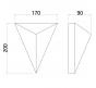 Бра Arte Lamp Trapeze A2033AP-1WH