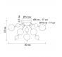 Люстра Arte Lamp Molecule A8313PL-5GO