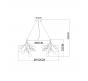 Светильник подвесной Arte Lamp Candy  A7272SP-45GO