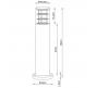 Уличный фонарь Arte Lamp Tokyo  A5316PA-1BK