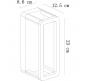 Настенный уличный светильник Arte Lamp Hassaleh  A3374AL-1BR