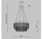 Люстра Maytoni Trove MOD486PL-L38BSK