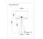 Настольный светильник Arte Lamp Naos A5043LT-1WH
