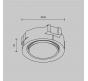 Точечный светильник Maytoni Technical Downlight Intro DL019-GX53-B