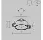 Точечный светильник Maytoni Technical Downlight 3000-4000-6000K Move DL060-9W3-4-6K-TRS-B