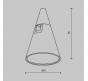 Трековый светильник Maytoni Technical Flarity 3000K Keila TR146-1-5W3K-BS