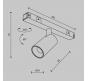 Трековый светильник Maytoni Technical Basity  Focus Led TR176-1-3WTW-M-B