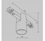 Трековый светильник Maytoni Technical Exility 3000K  Alfa TR122-2-7W3K-B