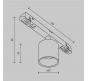 Трековый светильник Maytoni Technical Exility 3000K  Alfa S TR132-2-7W3K-W