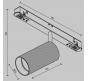 Трековый светильник Maytoni Technical Exility 3000K  Artisan TR097-2-12W3K-M-BMG