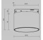 Трековый светильник Maytoni Technical Levity 2700К Alfa S TR188-1-5W2.7K-M-B