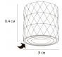 Накладной светильник Arte Lamp Fang   A5559PL-1WH