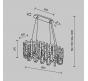 Люстра Modelux  ML.6621.12 BS-SM