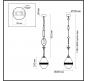 Подвесной светильник Odeon Light Krema 5441/1A