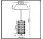 Настольный светильник Odeon Light Lulu 3000 5453/8TLA