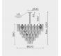 Люстра Modelux  ML.6228.800 GD