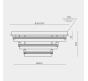 Потолочный светильник Modelight MDL.1059 3000-6000K с пультом MDL.1059.830CL WH